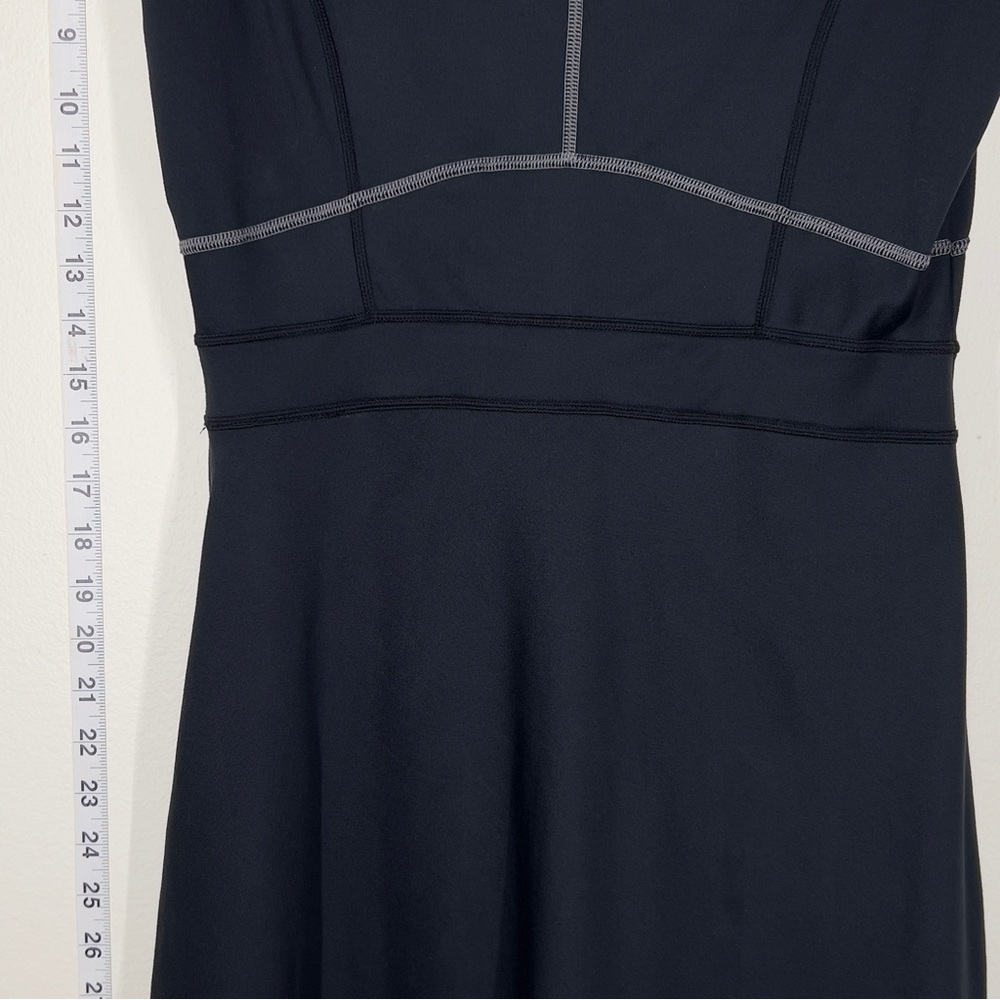 TITLE NINE women’s Black Tank Summer Mini Dress size S white stitching - Picture 7 of 7